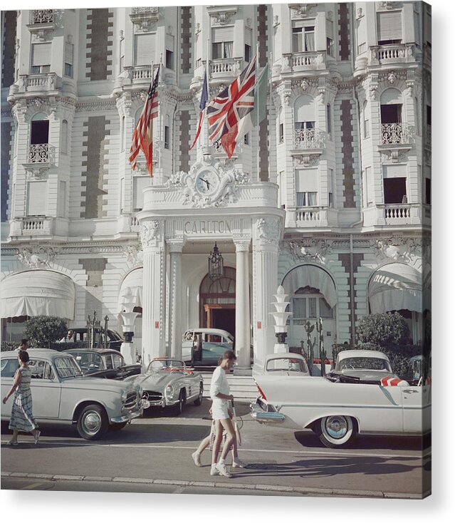 People Acrylic Print featuring the photograph Carlton Hotel by Slim Aarons