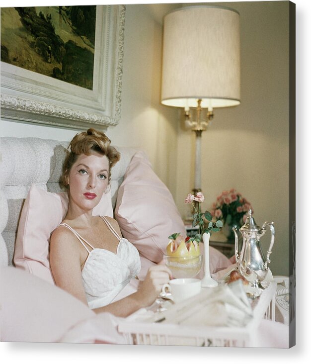 Singer Acrylic Print featuring the photograph Julie London by Slim Aarons