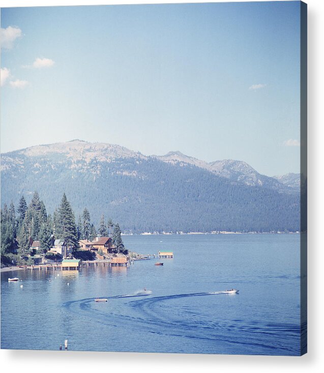 1950-1959 Acrylic Print featuring the photograph Lake Tahoe by Slim Aarons