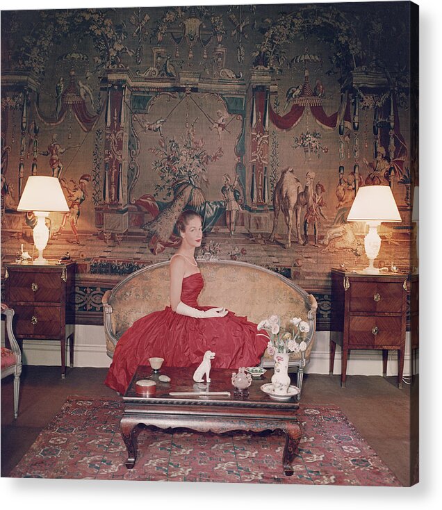 People Acrylic Print featuring the photograph Montesquiou-fezensac by Slim Aarons