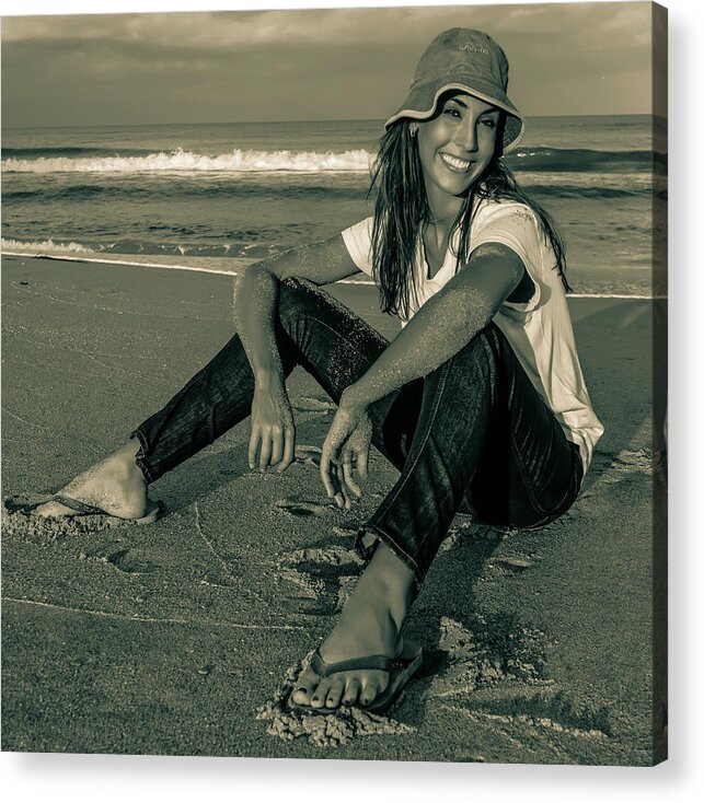 Model Melissa Palichat Acrylic Print featuring the photograph Model Melissa Palichat 5790-300 by Amyn Nasser