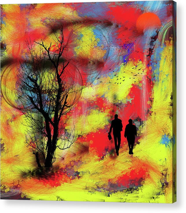 Advanced Art Photography Acrylic Print featuring the mixed media Passion For Colourful World Around Us by Aleksandrs Drozdovs
