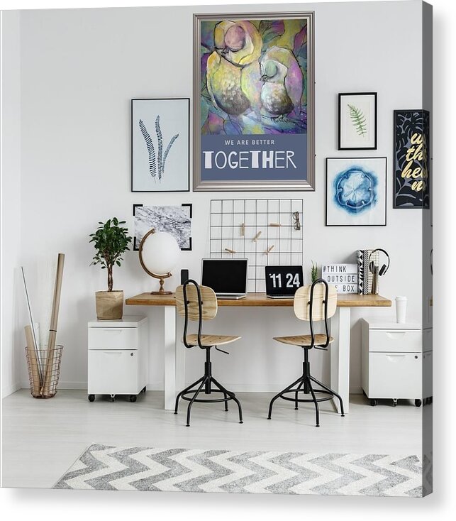 Posters Acrylic Print featuring the mixed media Wall Posters by Eleatta Diver