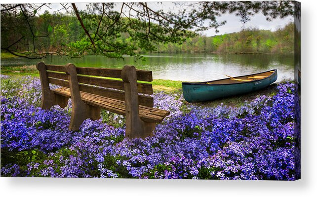 Appalachia Acrylic Print featuring the photograph Tranquility by Debra and Dave Vanderlaan