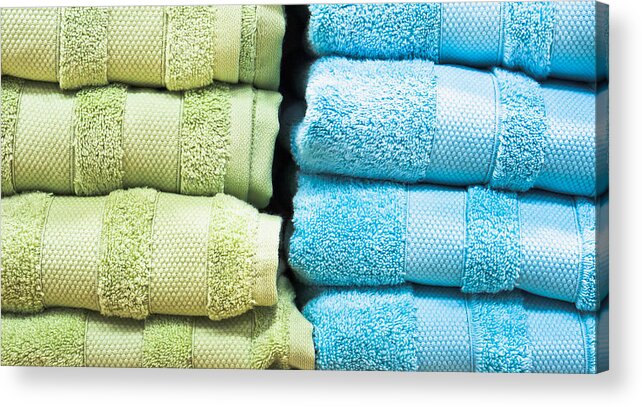 Absorb Acrylic Print featuring the photograph Towels #11 by Tom Gowanlock