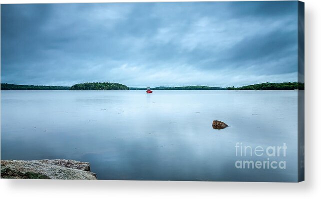 America Acrylic Print featuring the photograph Bay Mirror by Susan Cole Kelly