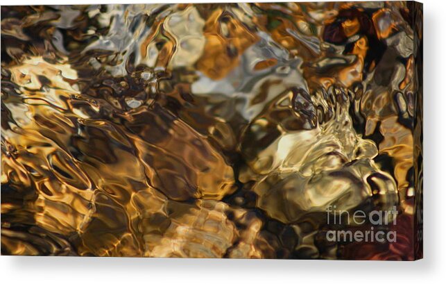 Abstract Nature Acrylic Print featuring the photograph Blind eye by Fred Sheridan