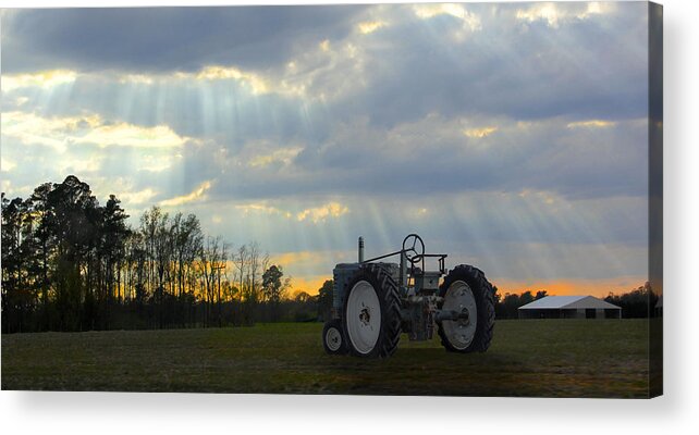 Farm Acrylic Print featuring the photograph Down on the Farm by Mike McGlothlen