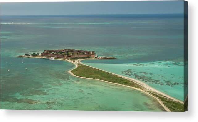 Dry Tortugas National Park Acrylic Print featuring the photograph Fort Jefferson - Garden Key, Dry Tortugas National Park by Doug McPherson