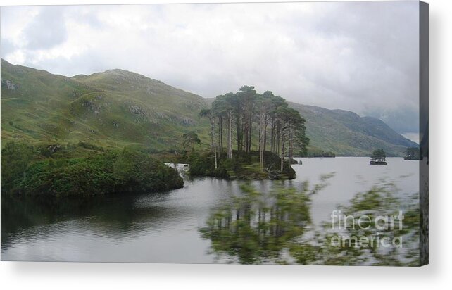Scottish Highlands Acrylic Print featuring the photograph Highland Island by Denise Railey