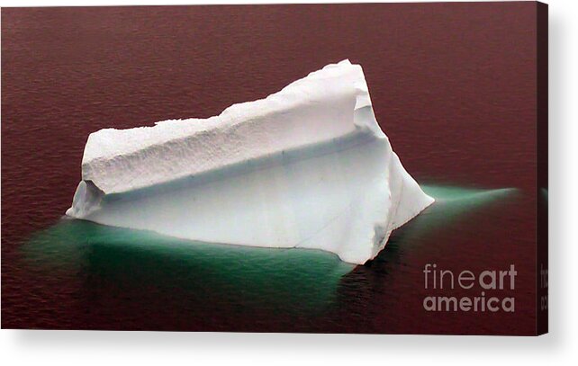 Ice Acrylic Print featuring the photograph Icy Waters by Sebastian Mathews Szewczyk