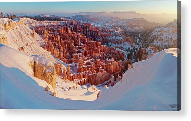 Bryce Acrylic Print featuring the photograph Inspiration Point by Alexey Kharitonov