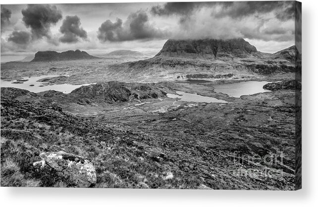 Assynt Acrylic Print featuring the photograph Inverpolly by Maciej Markiewicz