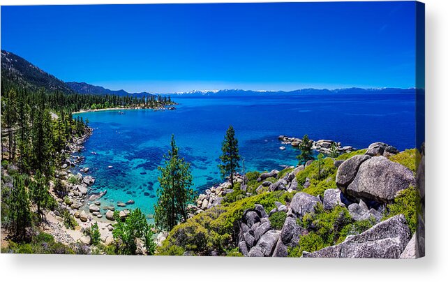 America Acrylic Print featuring the photograph Lake Tahoe Summerscape by Scott McGuire