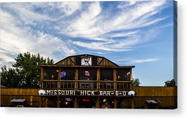 Missouri Acrylic Print featuring the photograph Missouri Hick BBQ by Angus HOOPER III