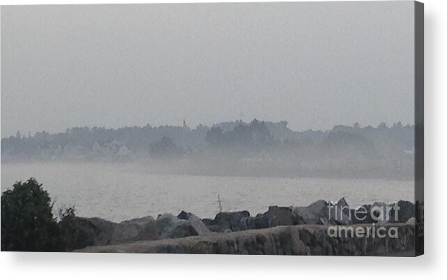 Ocean Fog Acrylic Print featuring the photograph Mist by Deena Withycombe