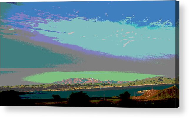 Landscape Acrylic Print featuring the photograph Moving Photo by Sharon McLain
