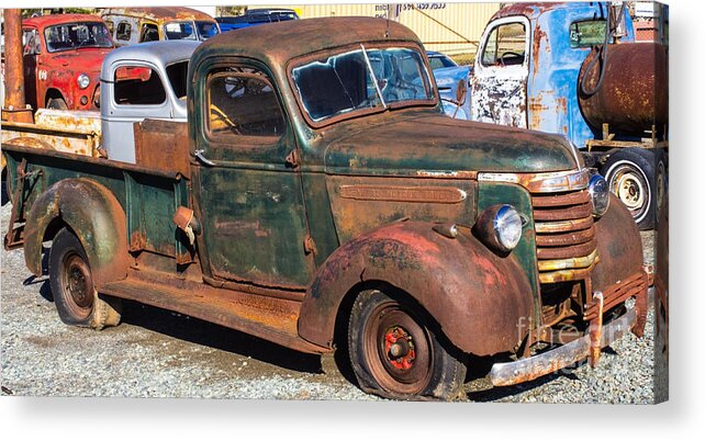 Truck Acrylic Print featuring the photograph Once Upon a Time this Truck by Roberta Byram