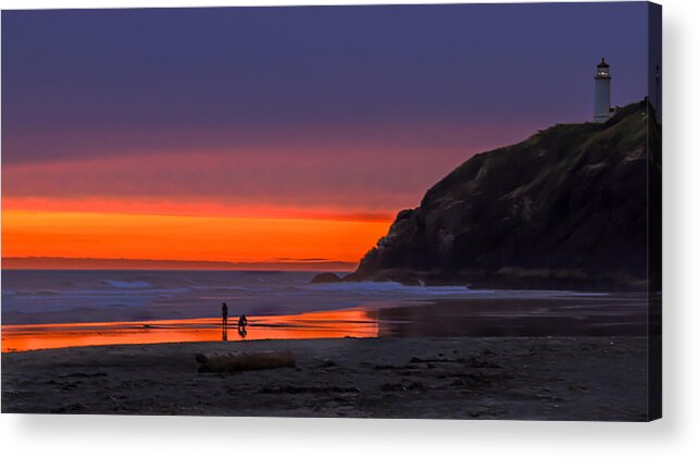 Sunset Acrylic Print featuring the photograph Peaceful Evening by Robert Bales