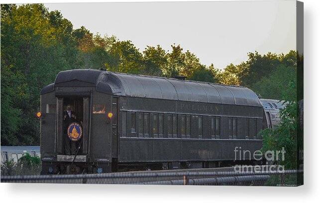 Car Acrylic Print featuring the photograph Pullman Dover Harbor Passenger by Jeff at JSJ Photography