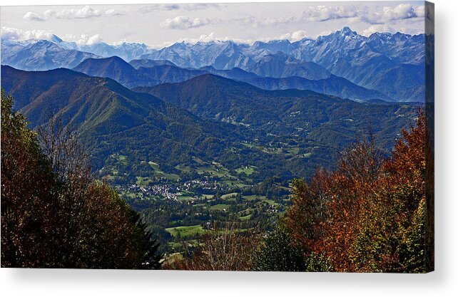 Pyrenees Acrylic Print featuring the photograph Pyrenean View by John Topman