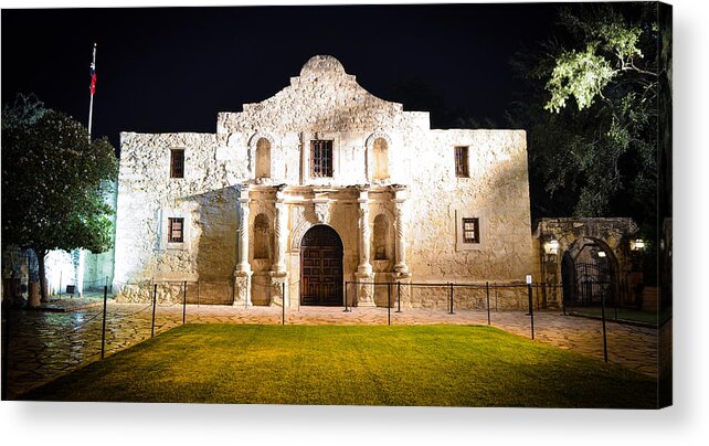 Alamo Acrylic Print featuring the photograph Remember the Alamo by David Morefield