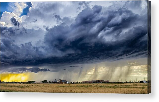 Twin Acrylic Print featuring the photograph Summer Storm Twin Falls Idaho by Michael W Rogers