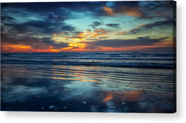 Sunrise Acrylic Print featuring the photograph Vibrant Sunrise by Sharon Jones