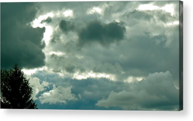 Clouds Acrylic Print featuring the photograph Deception by Azthet Photography