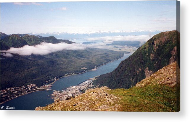 Ocean Photographs Acrylic Print featuring the photograph Juneau View by C Sitton