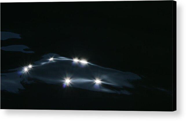 Midnight Acrylic Print featuring the photograph Midnight Wave by Cathie Douglas
