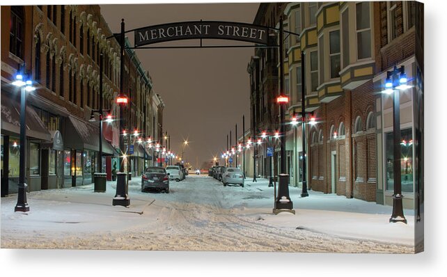 Decatur Acrylic Print featuring the photograph Merchant Street #2 by George Strohl