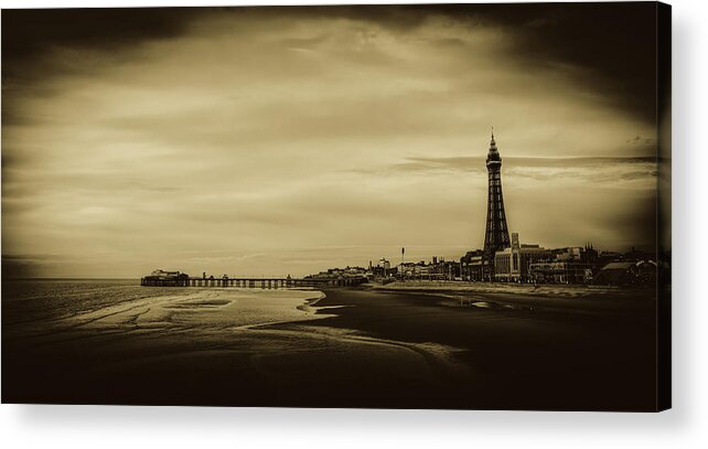 Blackpool Acrylic Print featuring the photograph Beautiful Blackpool #2 by Mountain Dreams