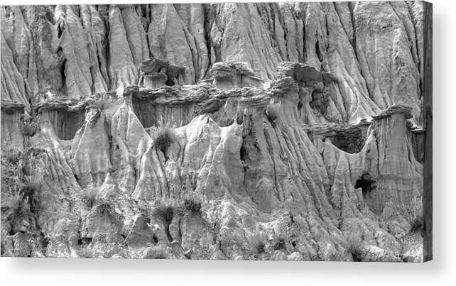 Badlands Acrylic Print featuring the photograph Alberta Badlands 003 by Phil And Karen Rispin