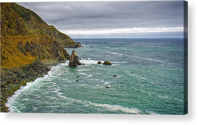 Coast Highway Acrylic Print featuring the photograph Along the Coast Highway by Joseph Hollingsworth