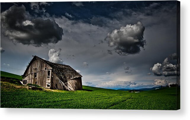 Barn Acrylic Print featuring the photograph Barn no.1 by Niels Nielsen