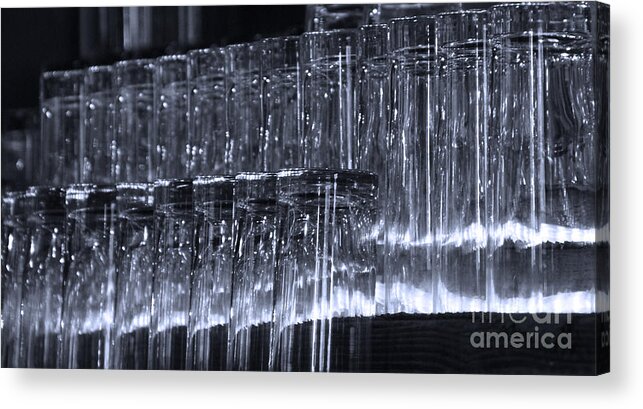 Tombstone Acrylic Print featuring the photograph Chasing Waterfalls - Blue by Linda Shafer