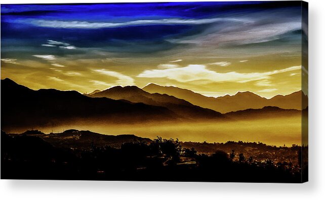 Landscape Acrylic Print featuring the photograph Day Break 2A1 by Joseph Hollingsworth