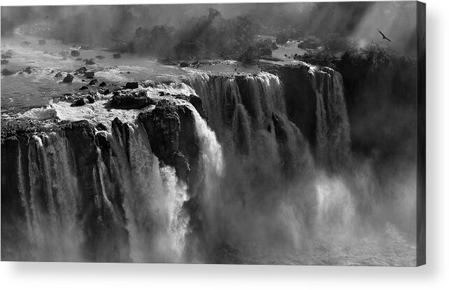 Landscape Acrylic Print featuring the photograph Demonstration Of Power by Zan Zhang