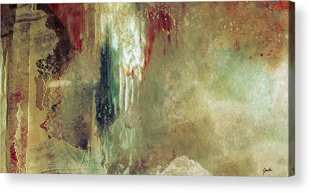 Abstract Acrylic Print featuring the painting Dreams Come True - Earth Tone Art - Contemporary Pastel Color Abstract Painting by Modern Abstract