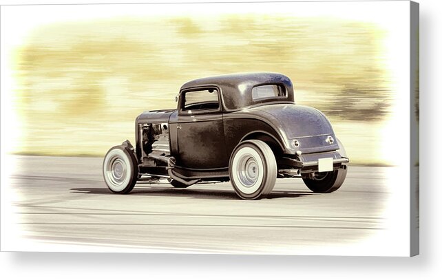 Ford Acrylic Print featuring the photograph Ford Coupe Racer by Steve McKinzie