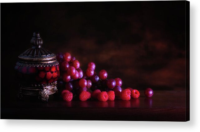 Abundance Acrylic Print featuring the photograph Grape Raspberry by Tom Mc Nemar