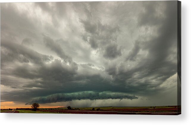 Nebraskasc Acrylic Print featuring the photograph Late May Chase Day 035 by NebraskaSC
