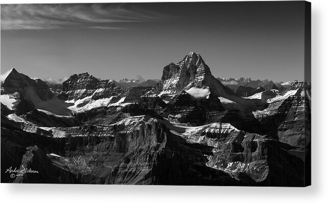 Mountain Acrylic Print featuring the photograph P E A K by Andrew Dickman