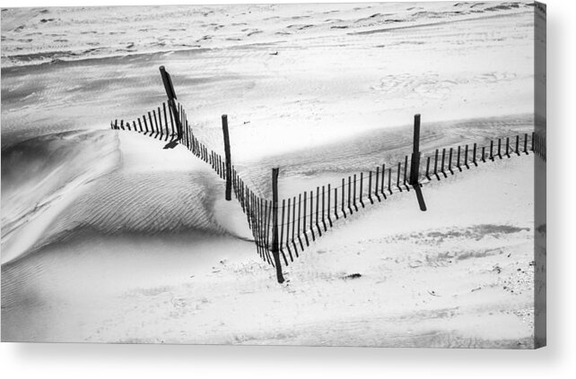 New Jersey Seashore Sand Beach Acrylic Print featuring the photograph Seashore by Paul Ross