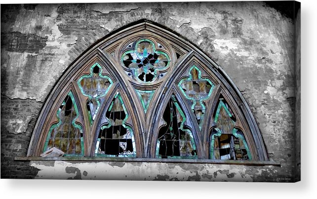 Shattered Acrylic Print featuring the photograph Shattered by Dark Whimsy