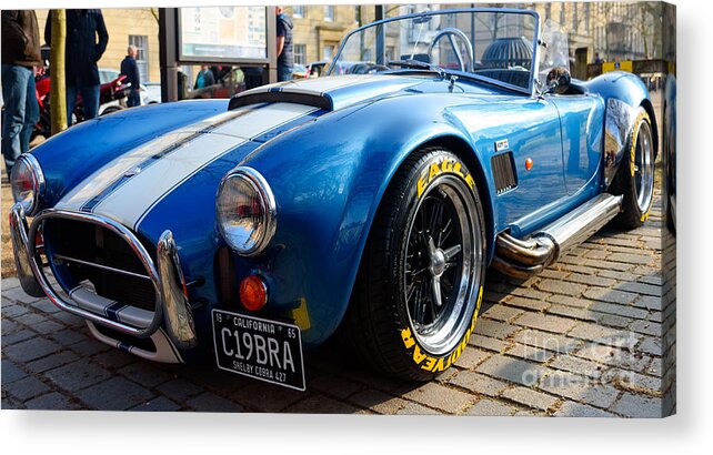 Avenue Drivers Club Acrylic Print featuring the photograph Shelby Cobra 427 by Colin Rayner