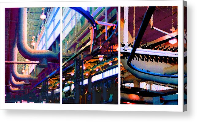 Abstract Acrylic Print featuring the photograph Star factory by Steve Karol