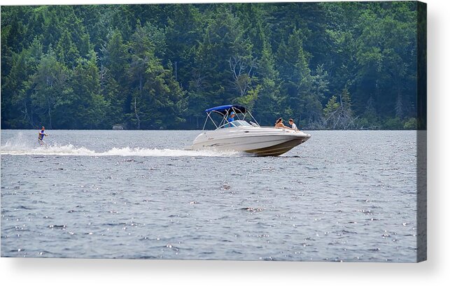 Water Ski Acrylic Print featuring the photograph Summer Fun by Keith Armstrong