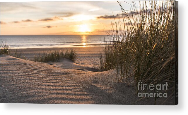 Dutch Acrylic Print featuring the photograph The Last Sunset of March part 1 by Alex Hiemstra